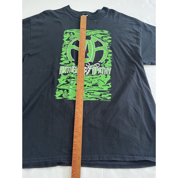 Anthems Of‎ Apathy Green And Black Short Sleeve T Shirt XL - Picture 3 of 7